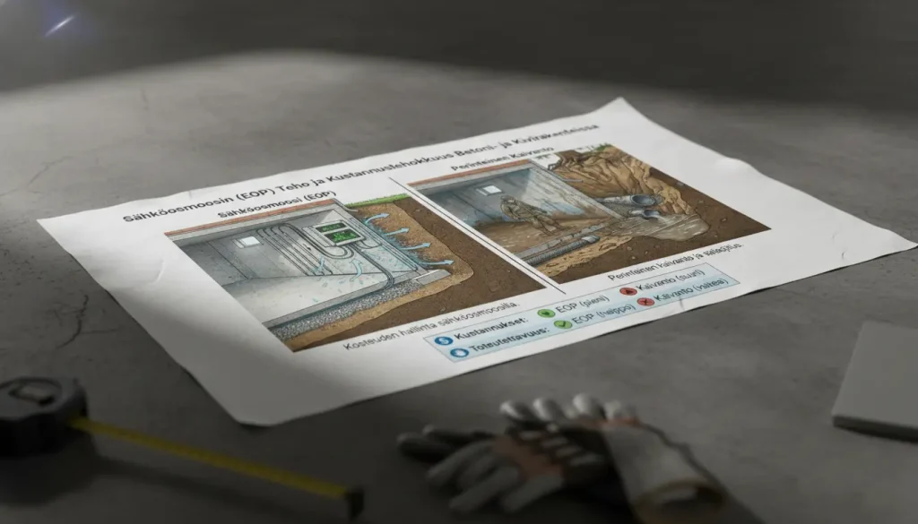 Onko kellarin kosteusongelma tuomittu kalliiksi ja hankalaksi korjata? Yhdysvaltain armeijan tutkimus todistaa toisin